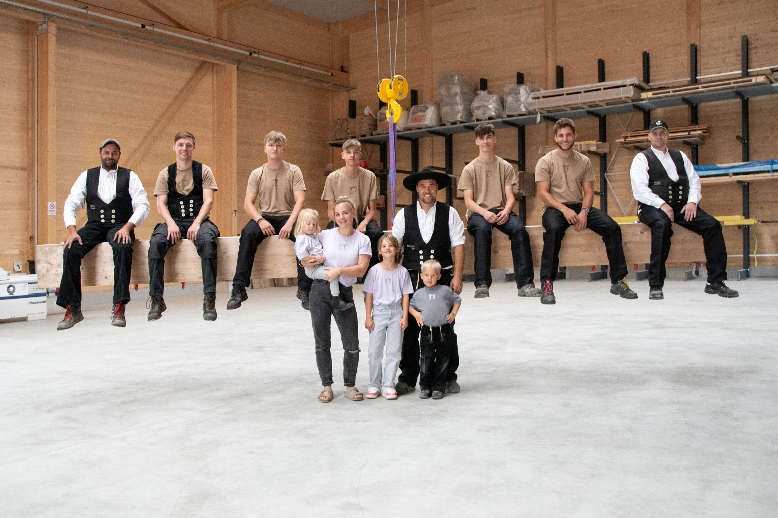 Team Bild der Zimmerei Bittl